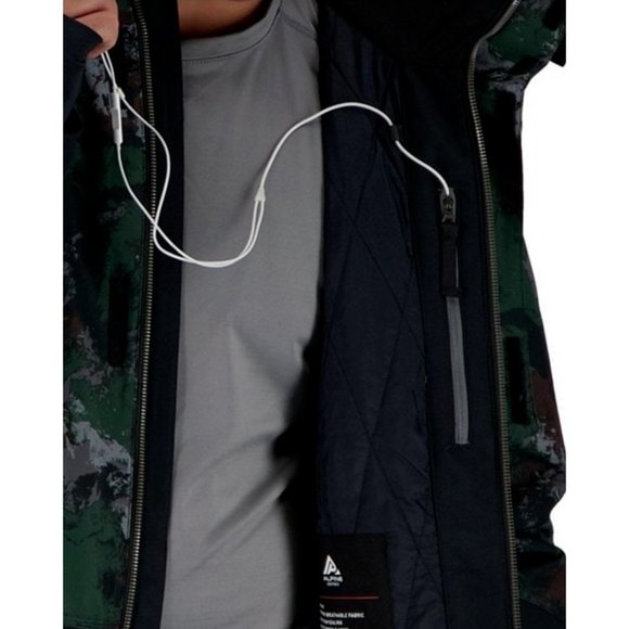 NWT Obermeyer Density Camouflage/Color Block HydroBlock Sport Ripstop-Weave Coat - Picture 7 of 11